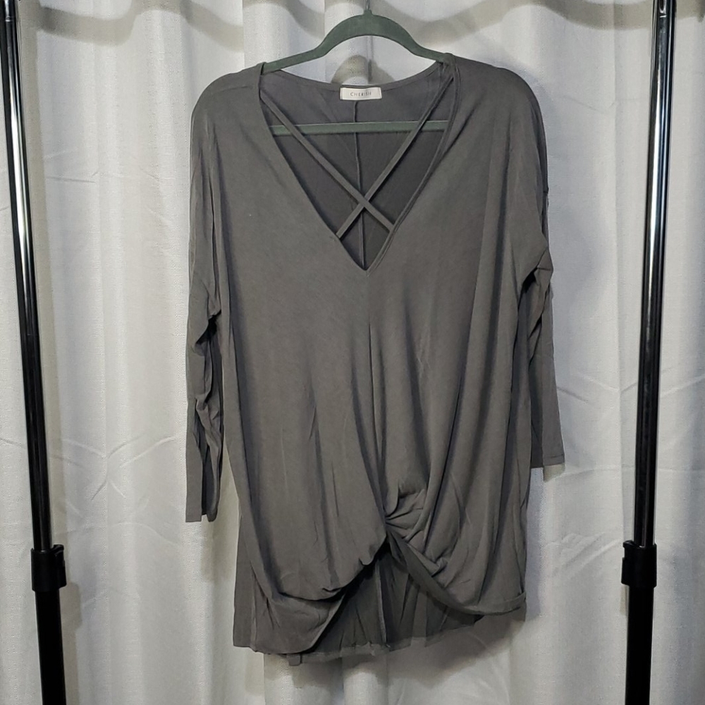 Cherish criss cross top